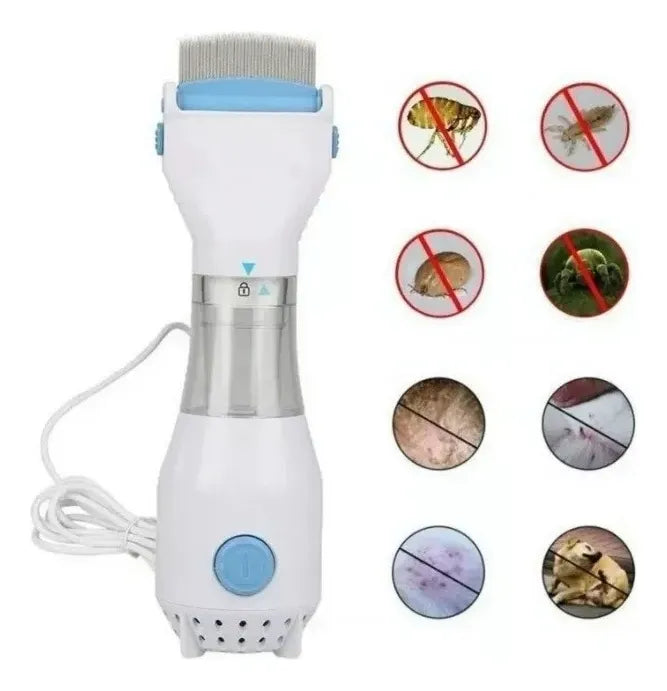 🧼 Peine Eléctrico Aspirador - Elimina Piojos y Liendras – Sin Químicos 🐛💨