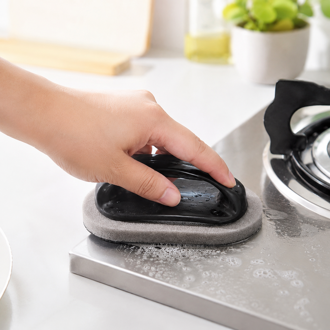 🚿🏠 Cepillo Multifuncional para Baño y Cocina – Limpieza sin Esfuerzo