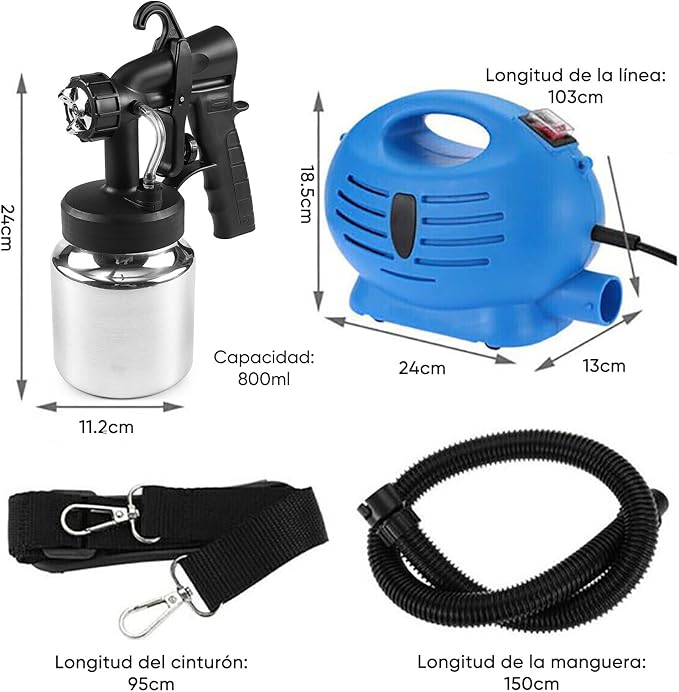 🔥¡Últimas Unidades! Pinta Sin Manchas ni Esfuerzo con nuestro Compresor De Pintura🎨💨