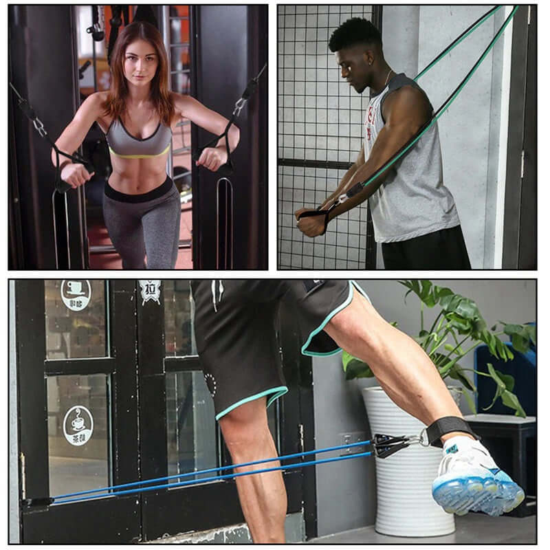 ¡Potencia tu entrenamiento con nuestras Bandas Tubulares! 💪🌟 Kit Bandas Elásticas Tubulares (11 PIEZAS)