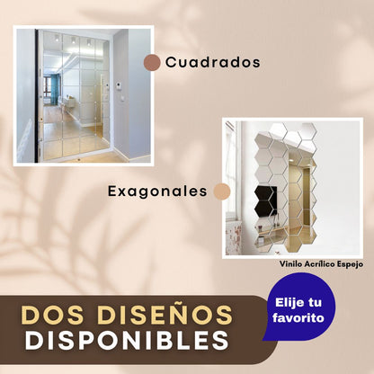 Dale a tus espacios la elegancia que meceren✨: PROMO 🔥  Espejos decorativos paga 20 lleva 25 unidades