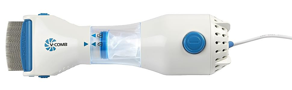 🧼 Peine Eléctrico Aspirador - Elimina Piojos y Liendras – Sin Químicos 🐛💨