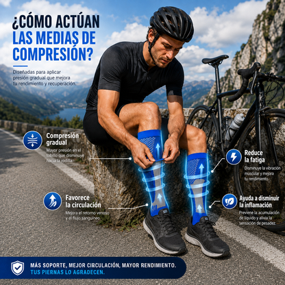 🧦✨ Medias de Compresión™ | Piernas más ligeras y cómodas en cada paso 🦵💙
