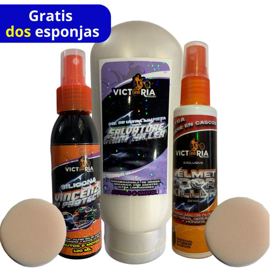 KIT LIMPIEZA PARA CASCOS