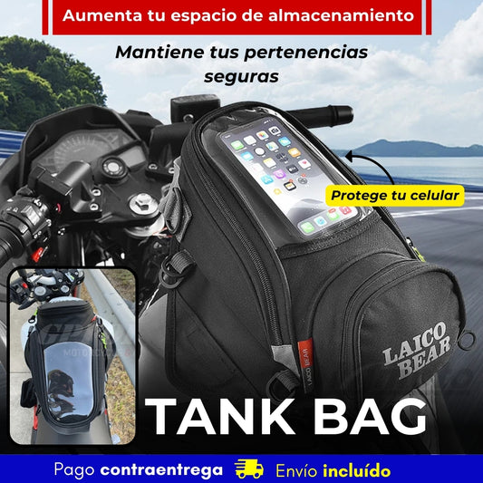 Guarda tus pertenencias con estilo: Tank Bag Laicobear, tu compañera de viaje perfecta 🏍️✨
