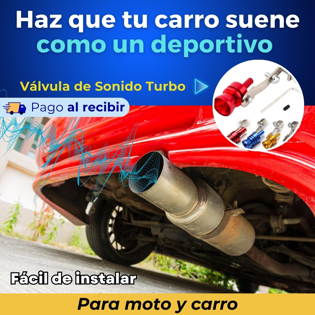 Válvula de Sonido Turbo para Carro/Moto
