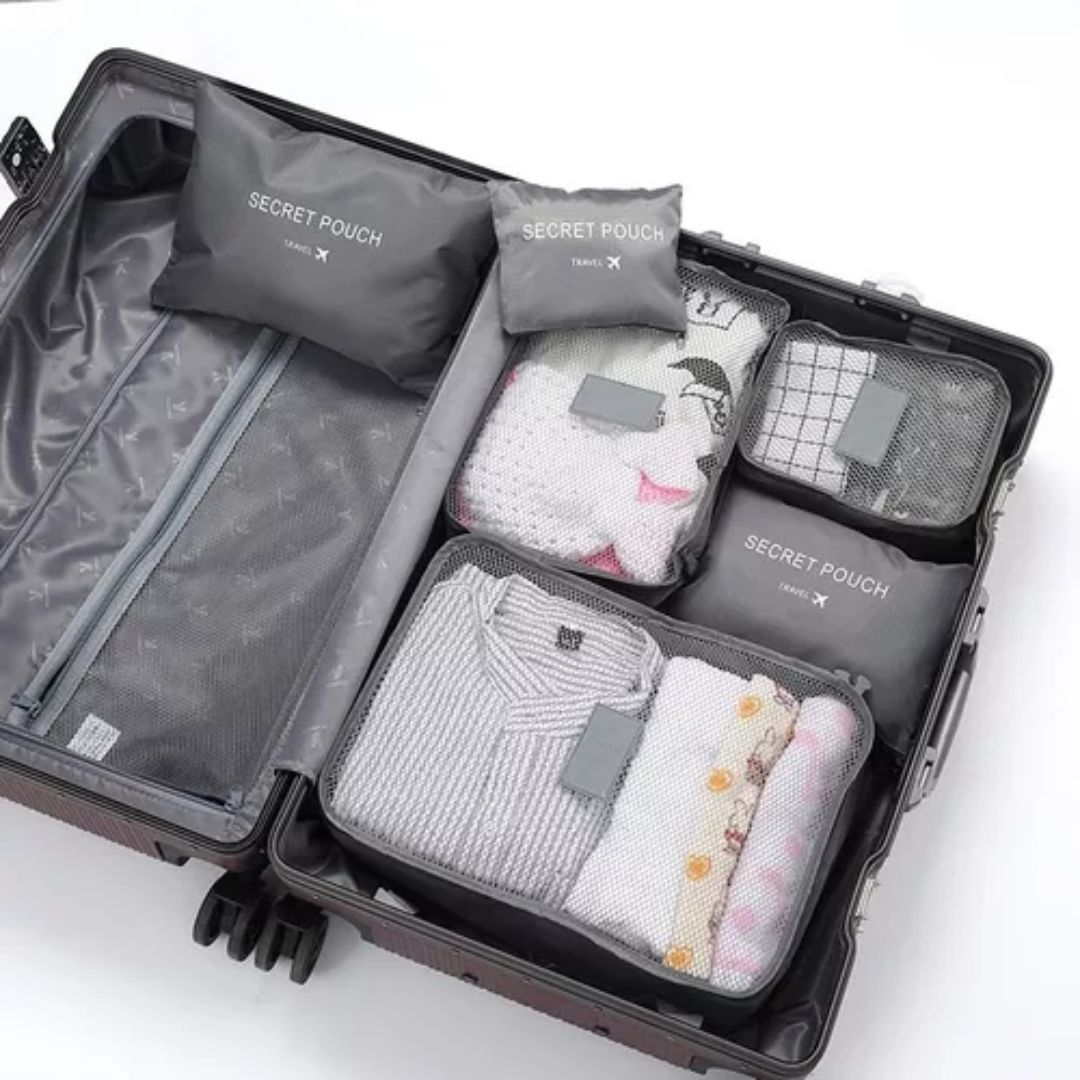 🎒 Organiza tu maleta con estilo ✨ 6 UNIDADES:  Elige tu color favorito! 🌈