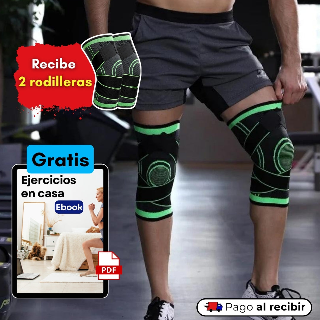Protege tus Rodillas y mejora tu movilidad 🦵💥 (2 UN) Rodilleras de Compresión Ortopédicas + E-Book GRATIS 🎁📖