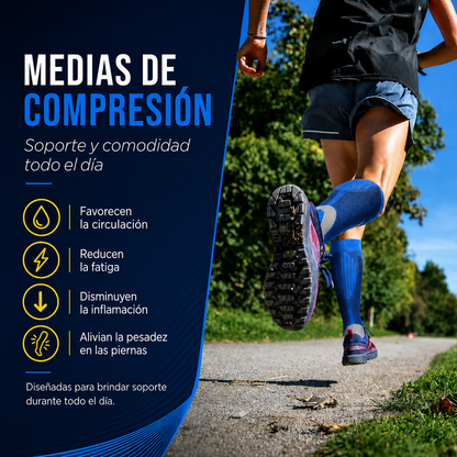 🧦✨ Medias de Compresión™ | Piernas más ligeras y cómodas en cada paso 🦵💙