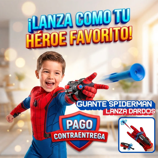 🕷️ Guante Lanzador de Dardos Spiderman para Niños | Pago Contraentrega 🦸‍♂️🎯