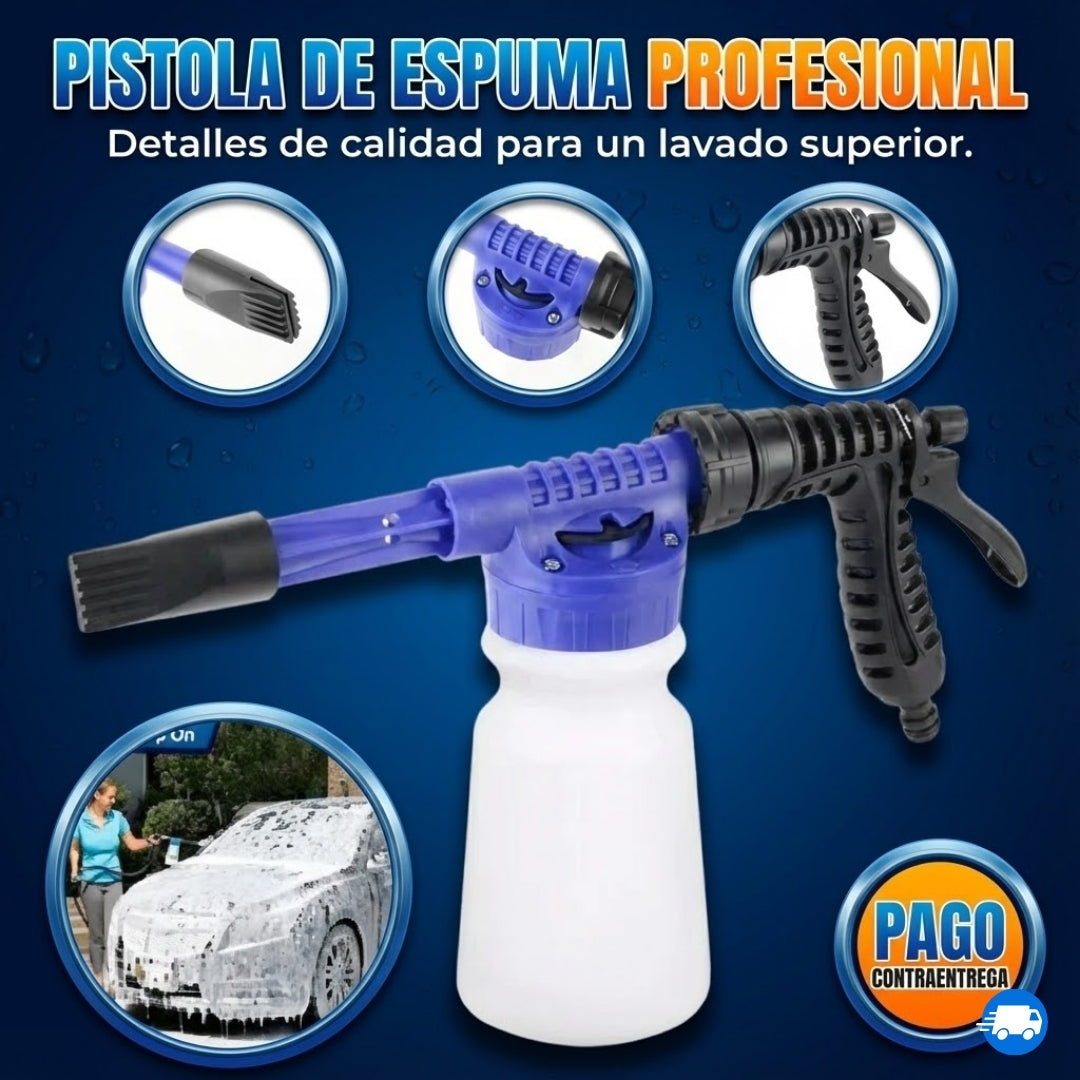 💦🧼 Espuma potente para una limpieza impecable - Pistola de espuma 💧 + Pago contraentrega 🚚