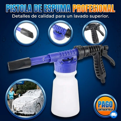 💦🧼 Espuma potente para una limpieza impecable - Pistola de espuma 💧 + Pago contraentrega 🚚