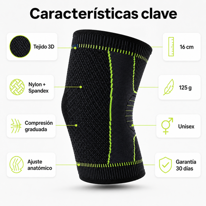 🔥 Rodillera de Compresión 3D | Soporte, estabilidad y alivio para tu rodilla desde el primer uso 🦵✨ 2 und