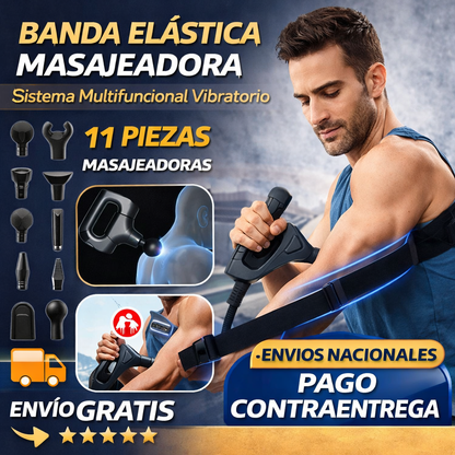 Masajeador Eléctrico VibraBand para Piernas, Brazos y Espalda con Vibración 💆‍♂️⚡