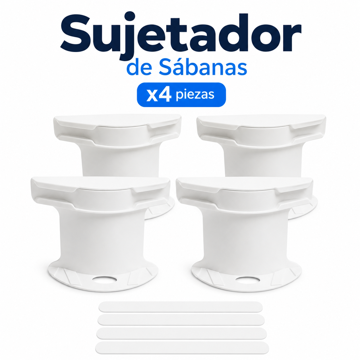 Sujetador de Sábanas x4 | Mantén tu Cama Firme y Ordenada