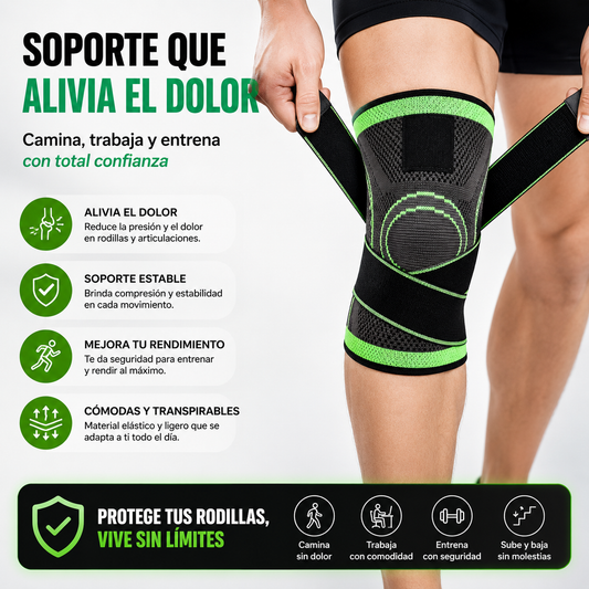 Rodilleras Ortopédicas con Bandas Ajustables | Alivia el Dolor y Mejora tu Movilidad desde el Primer Uso (2 unidades)