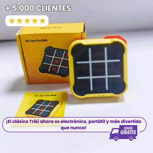 ✨ TrikiMaster™ – El clásico Triki, ahora electrónico y portátil 🎮 Batería recargable USB