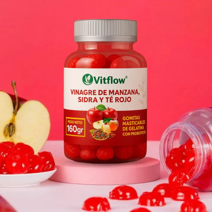 Detox Natural con Gomitas de Vinagre de Manzana 🍎 – Sabor Increíble, Cuerpo Ligero ✨