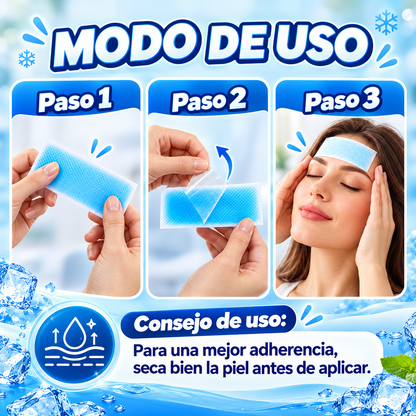 Parche Refrescante para Migraña ❄️ | Frescura y Confort hasta por 8 Horas