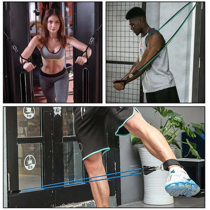 ¡Potencia tu entrenamiento con nuestras Bandas Tubulares! 💪🌟 Kit Bandas Elásticas Tubulares (11 PIEZAS)
