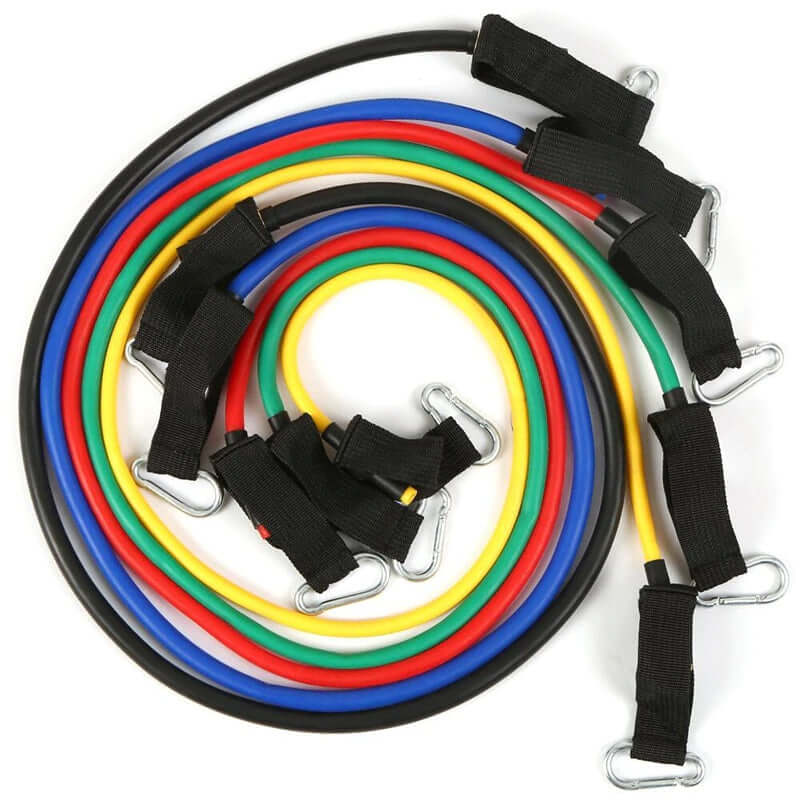 ¡Potencia tu entrenamiento con nuestras Bandas Tubulares! 💪🌟 Kit Bandas Elásticas Tubulares (11 PIEZAS)