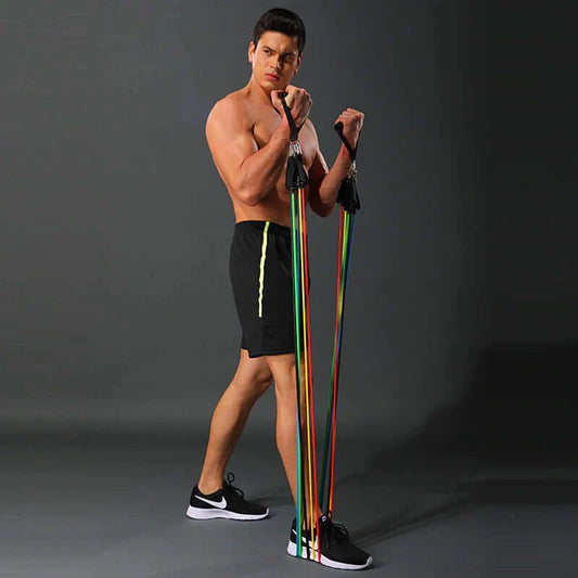 ¡Potencia tu entrenamiento con nuestras Bandas Tubulares! 💪🌟 Kit Bandas Elásticas Tubulares (11 PIEZAS)