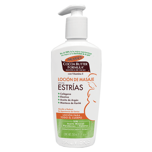 ✨ Cuidado Especial para Tu Piel: Loción de Masaje para Estrías de Palmer’s 250ml🌼