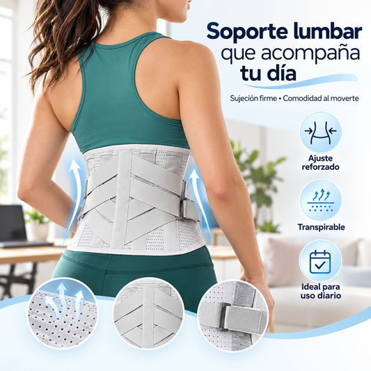 💙 FAJA LUMBAR MAXSOPORTE: QUE TU ESPALDA NO CARGUE SOLA CON TODO TU DÍA
