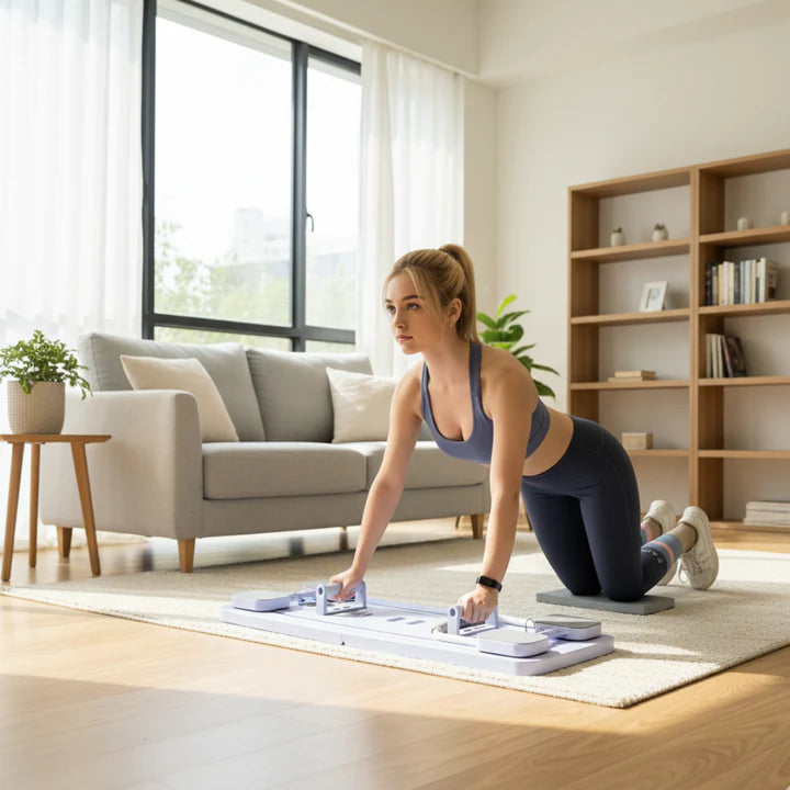 🧘‍♀️✨ Tabla de Pilates Multiusos Plegable – Entrena Todo tu Cuerpo Donde Quieras 💪