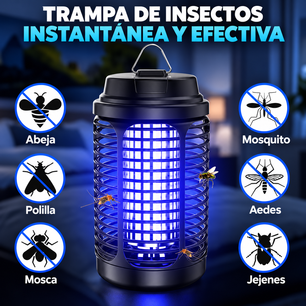 🔥Hot Days🔥Protección total con la Lámpara Mata Zancudos UV X2