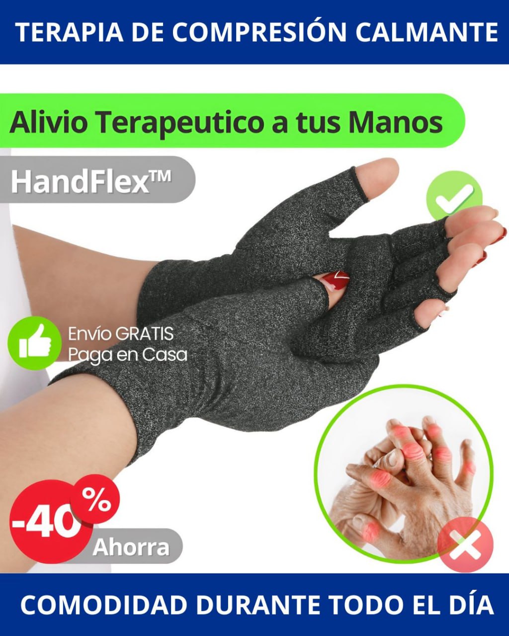 Nano-Guantes de Compresión 💪🏼 - La Solución Definitiva para el Dolor en tus Manos 😫💚