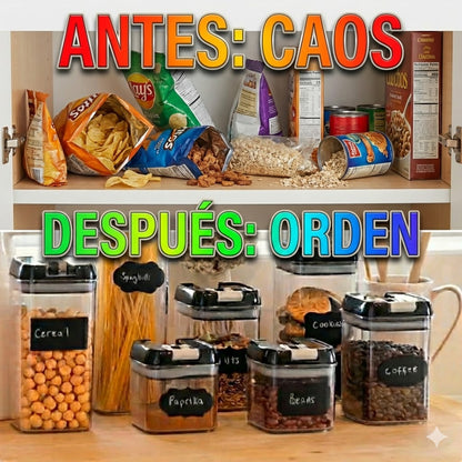 📦🔥 Combo x7 Contenedores Herméticos para Alimentos – ¡Paga Cuando Recibas! 💳🚚